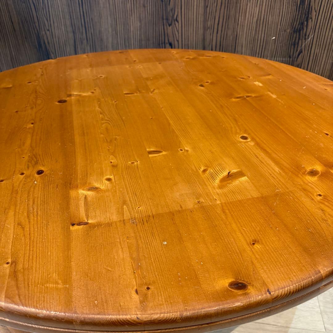 無垢材 コーヒーテーブル センターテーブル ちゃぶ台 サークル