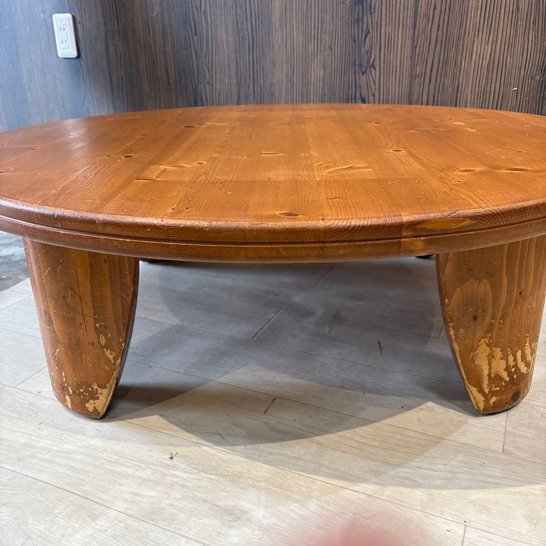 無垢材 コーヒーテーブル センターテーブル ちゃぶ台 サークル