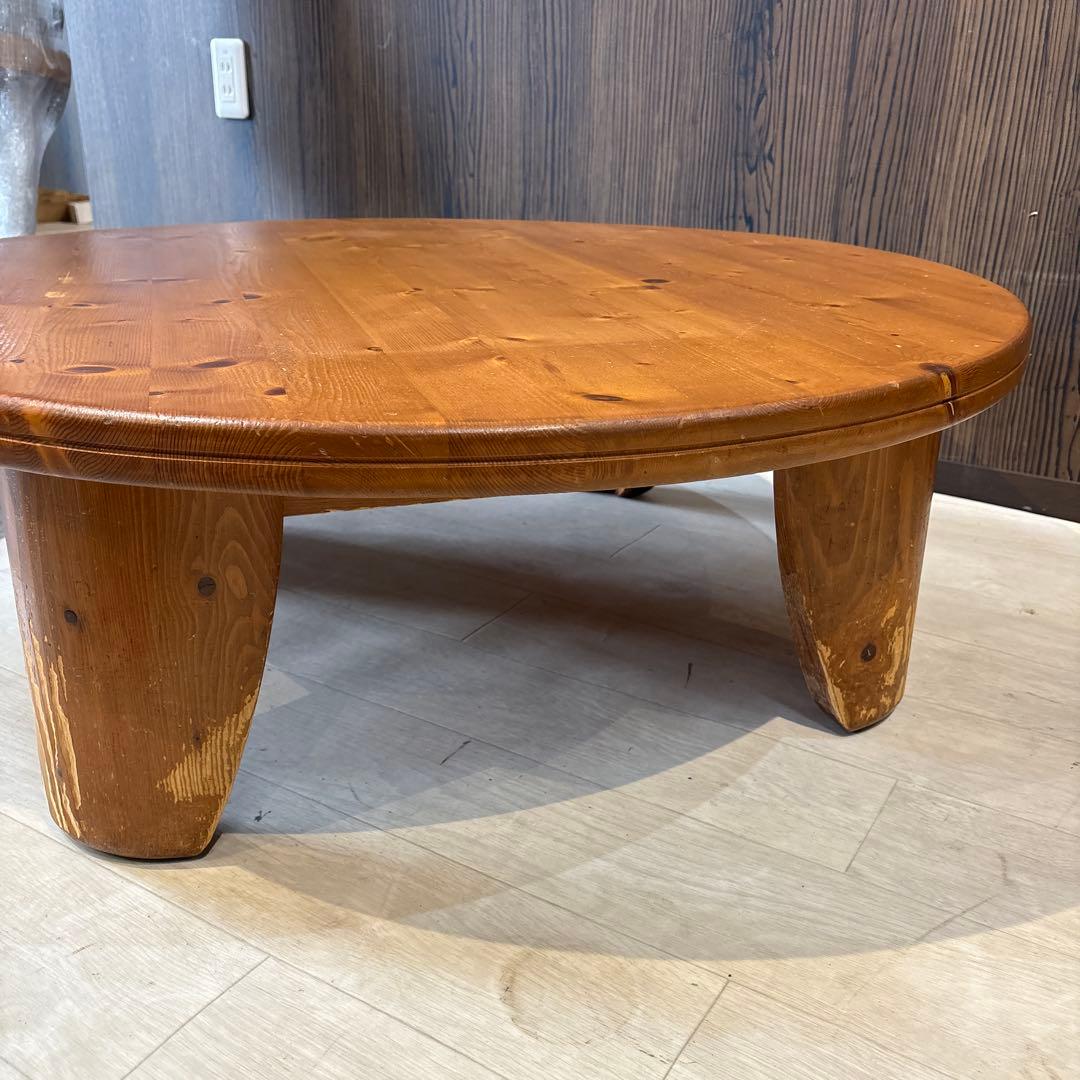 無垢材 コーヒーテーブル センターテーブル ちゃぶ台 サークル