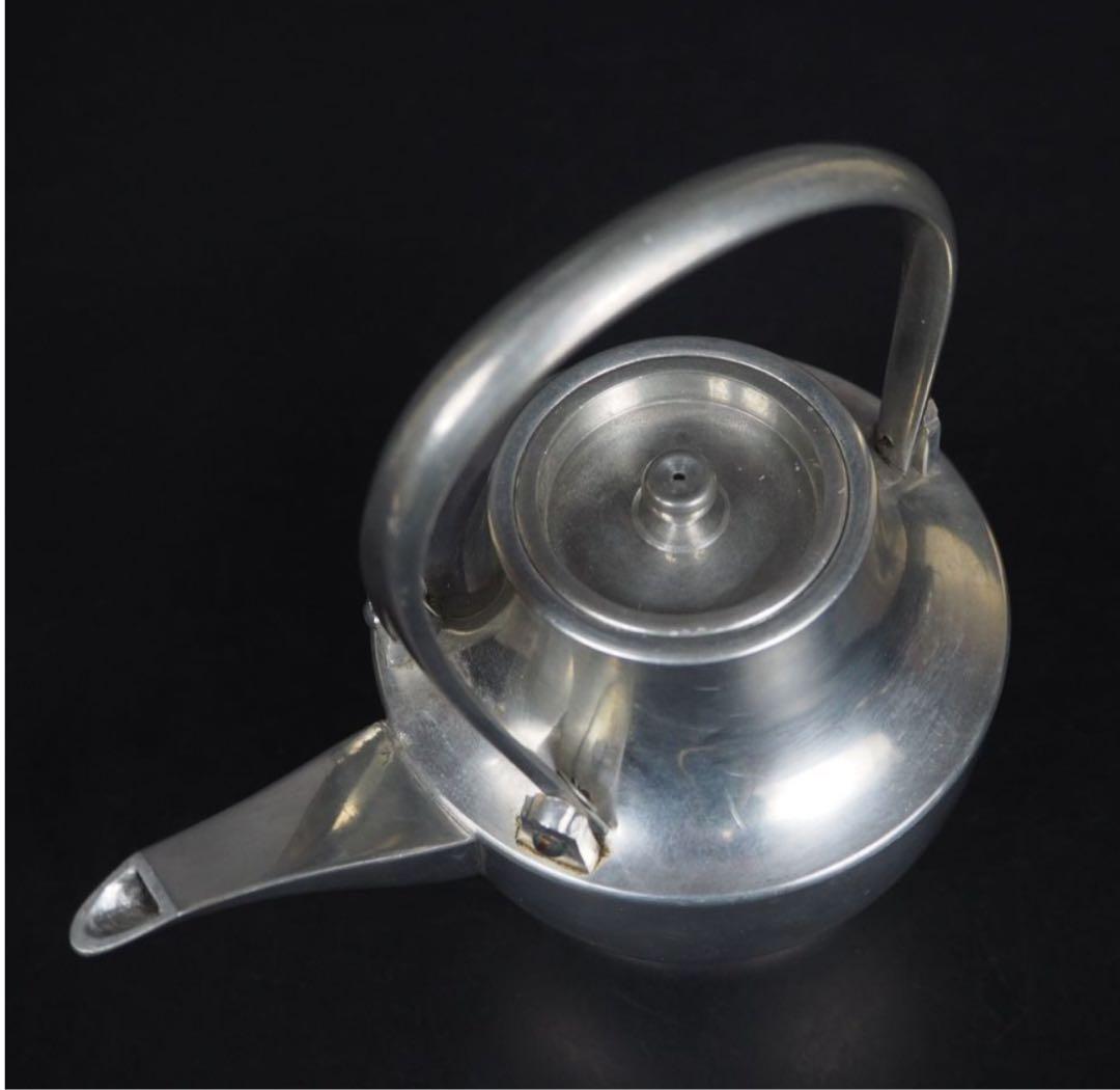 送料無料　中村半兵衛(中村半印) 造　小振り純錫製銚子　酒器　①