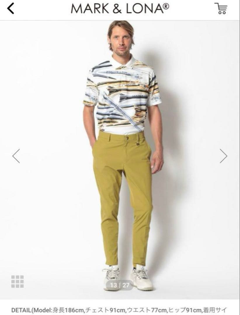 MARK&LONA 半袖ポロシャツ　48 ティーおまけ付