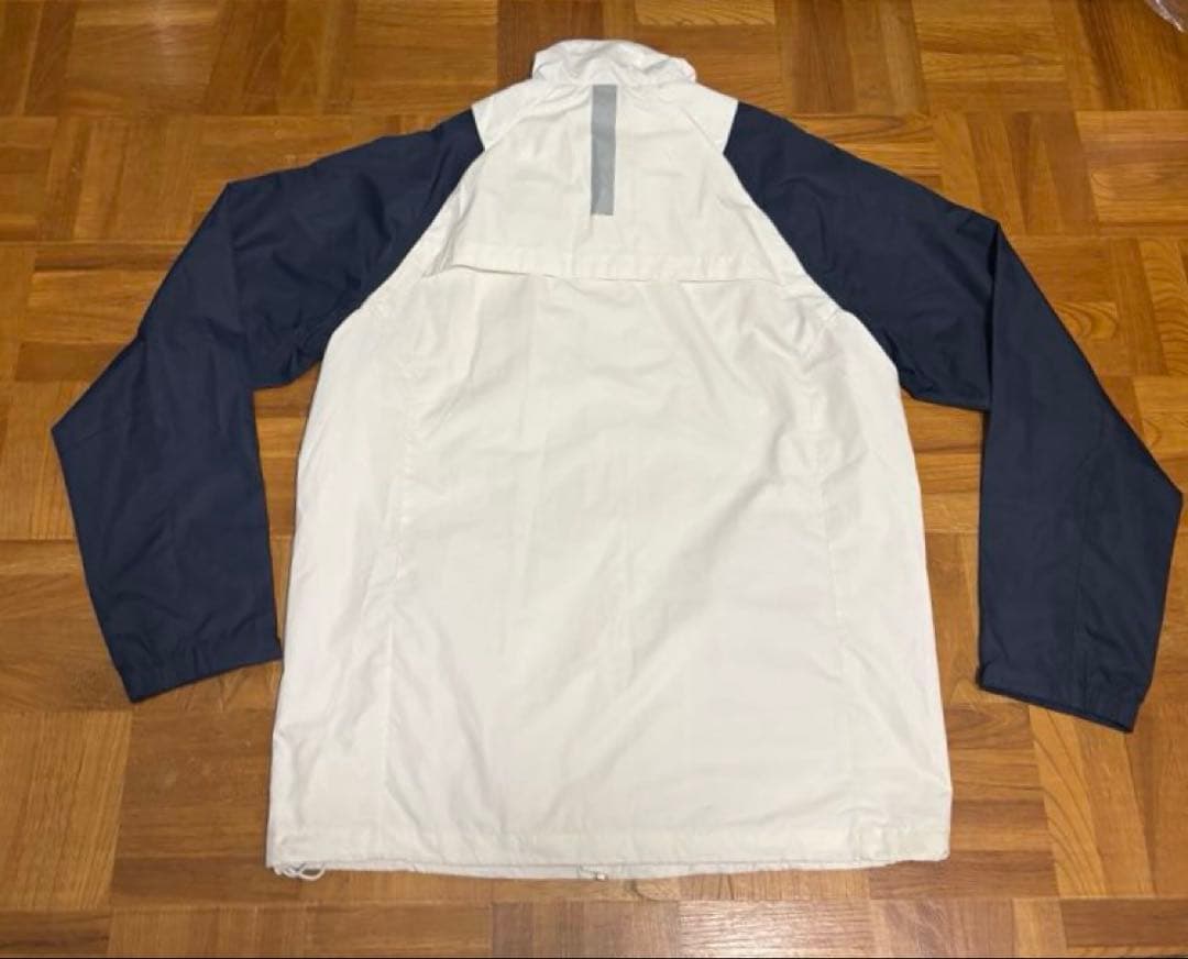 【Nike 】2wayウィンドブレーカー　XL ホワイト/ネイビー