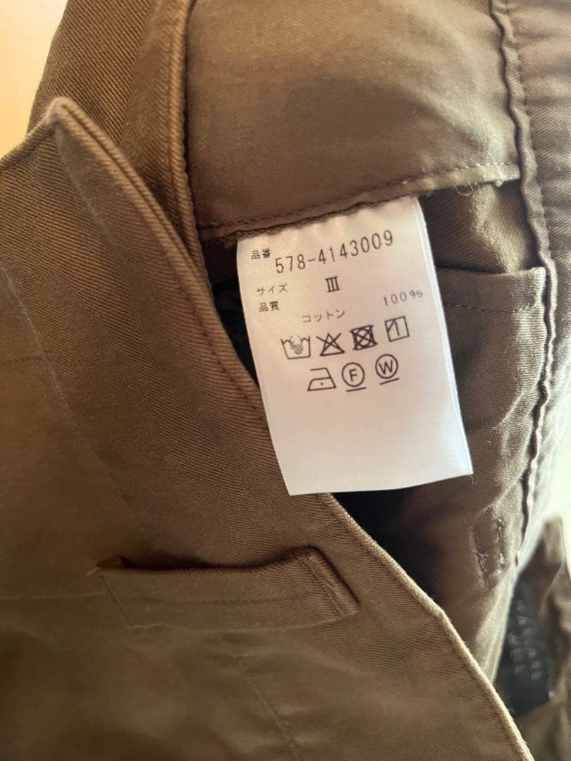 【美品】マーガレットハウエル COTTON TWILL 2024AW III