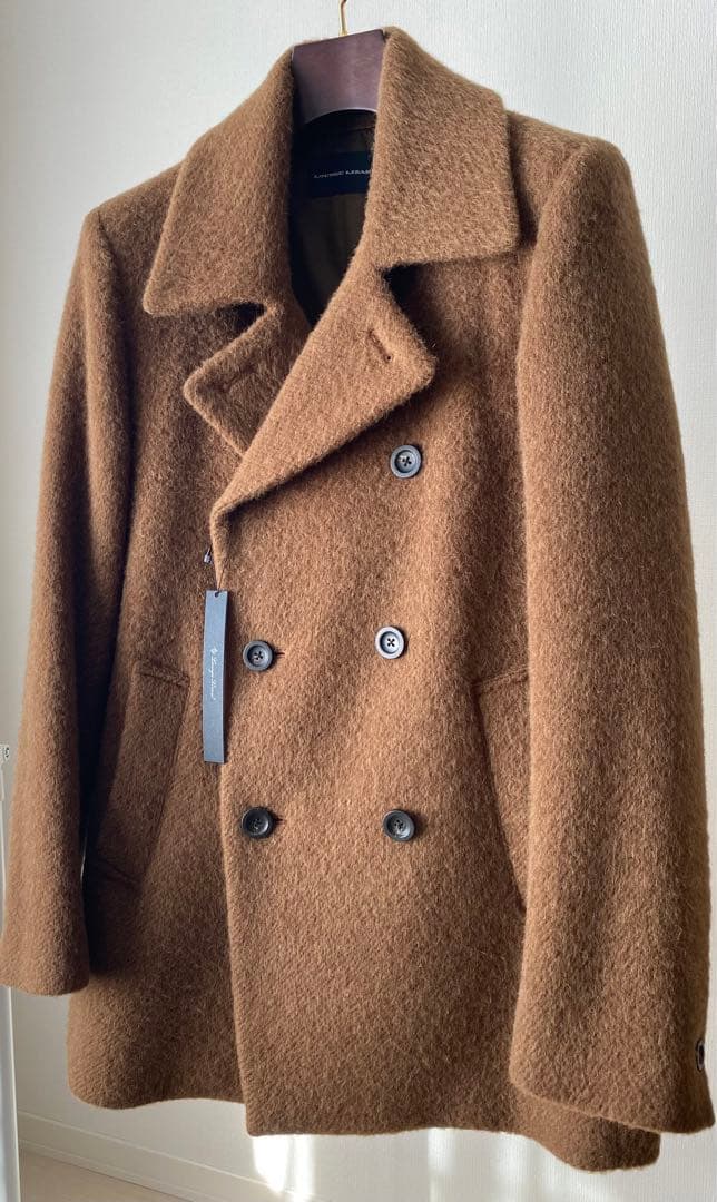 ジャケット・アウター Lounge Lizard ALPCA SHAGGY P COAT BROWN