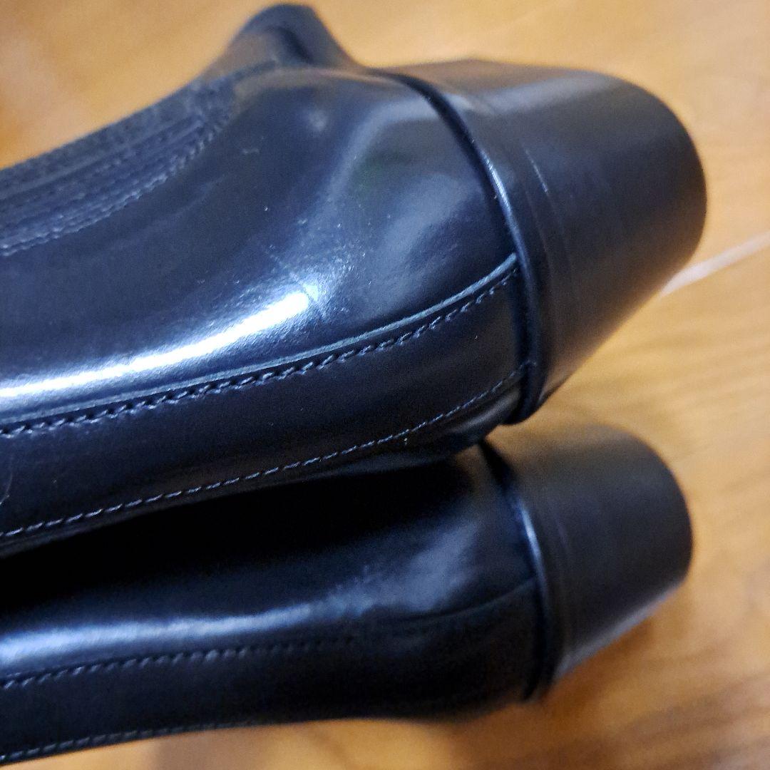 本革サイドゴアブーツ　ショートブーツBEAMS裏張り済