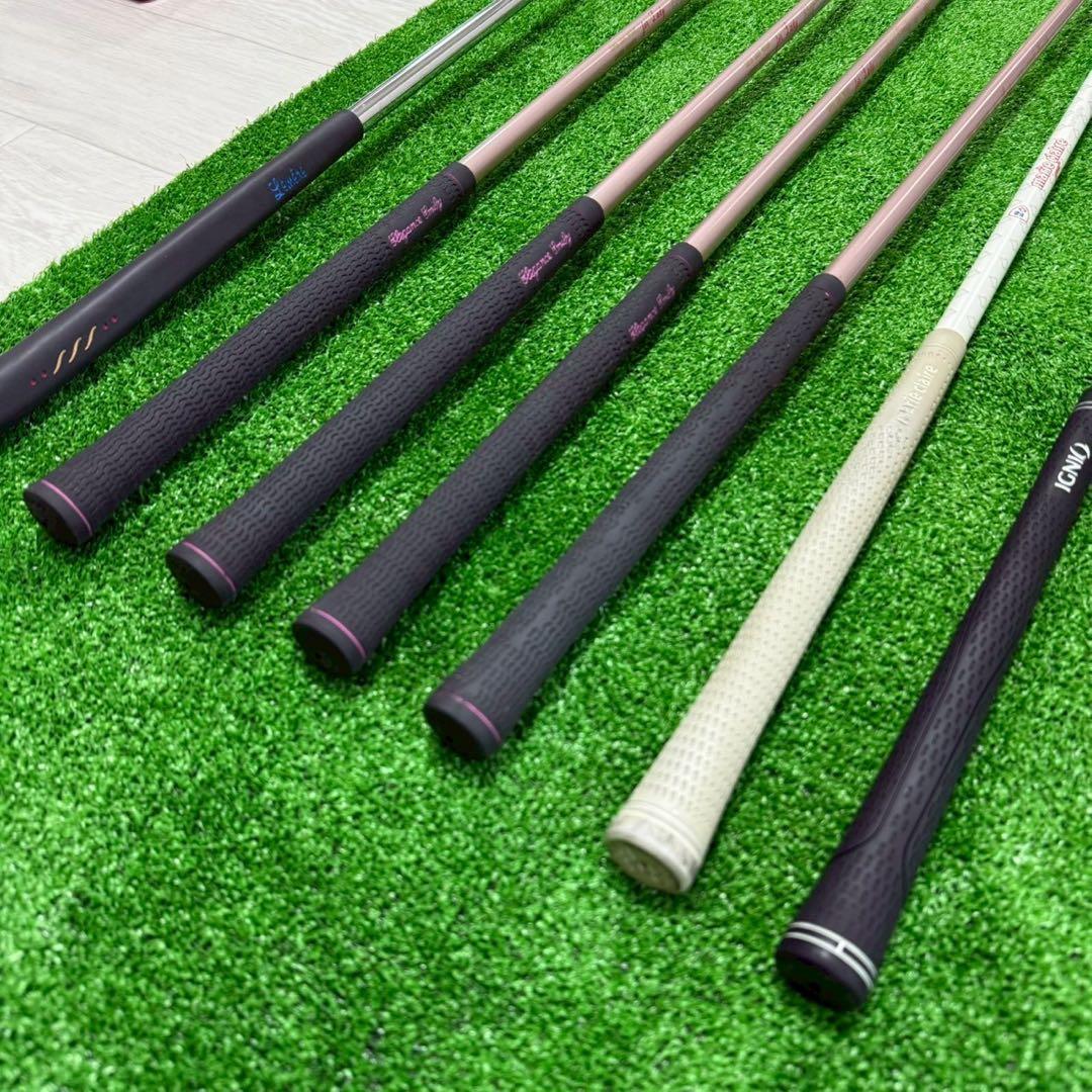 レディース ゴルフクラブセット人気シリーズ フレックスLピンクキャディバッグ付き