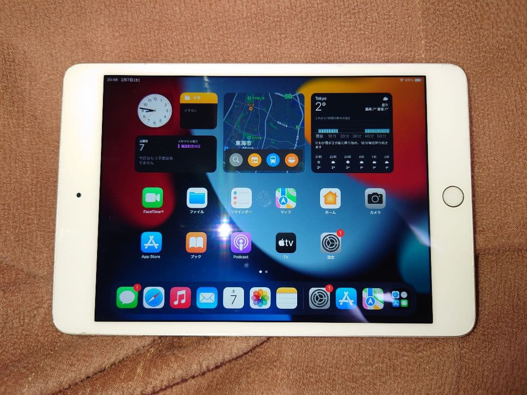 ipad　mini4 128g　wifi　モデル　　バッテリー100％　交換済み