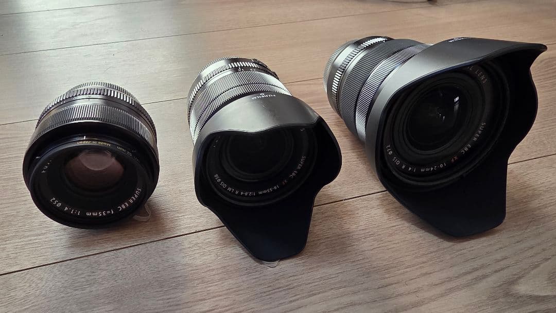 【フルセット】Fujifilm XT20 ミラーレスカメラ 3本レンズ付き