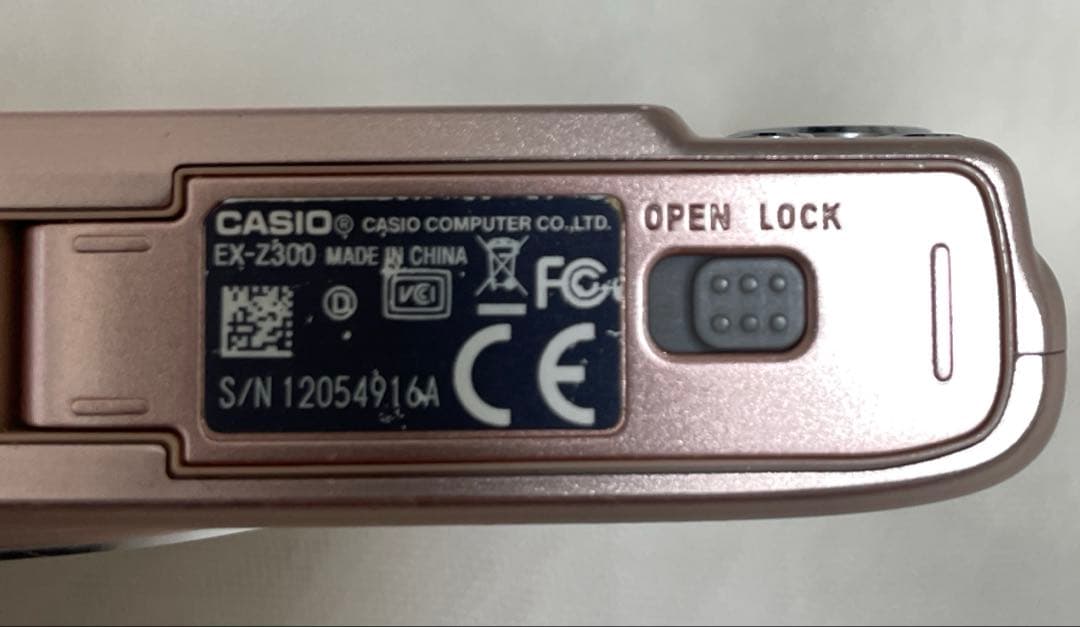CASIO EXILIM EX-Z300 ピンク コンデジ 充電器 SDカード付