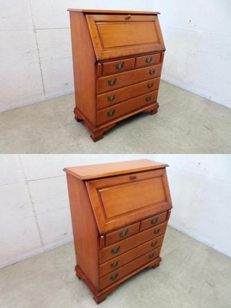 横浜ダニエル■元町家具■樺材/無垢材■A-304/ライティングビューロー■41万