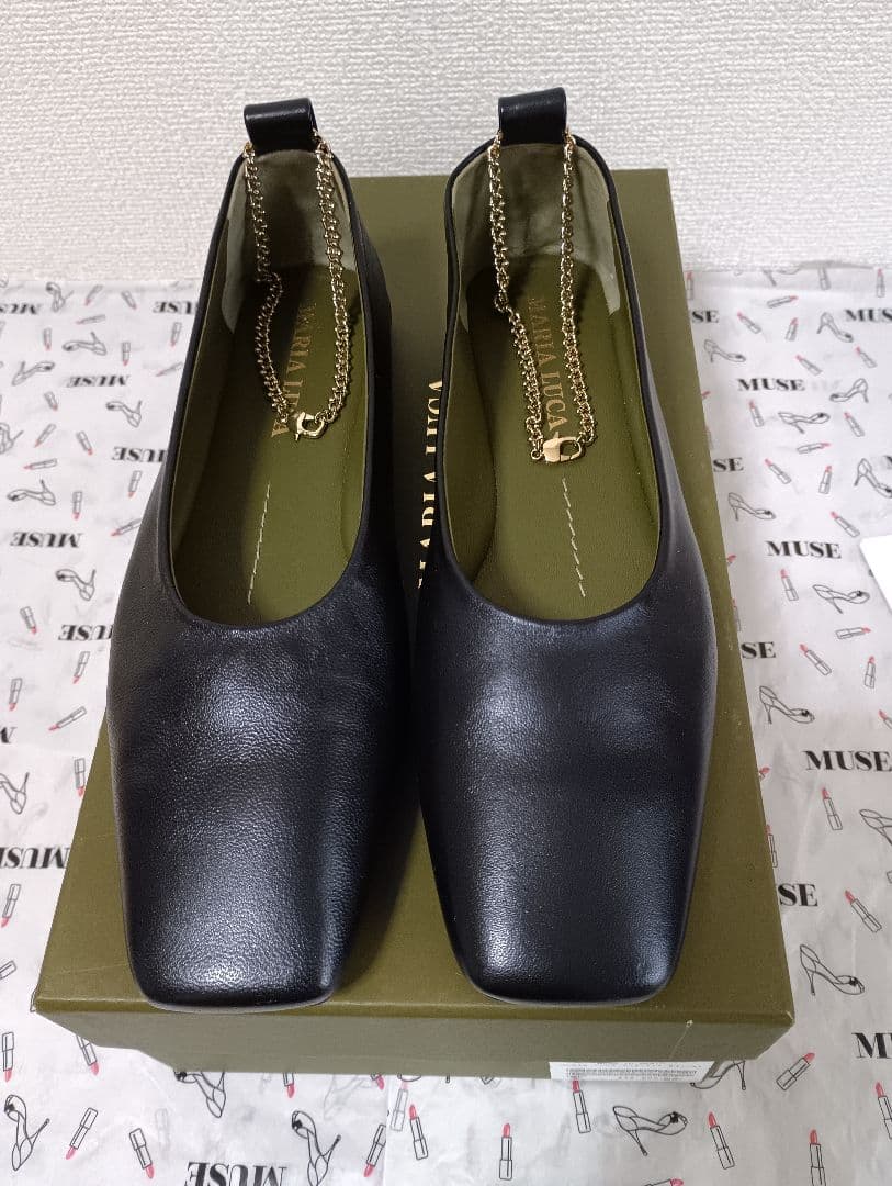 未使用MARIA LUCAマリア ルカAugusta Ballet Flat36