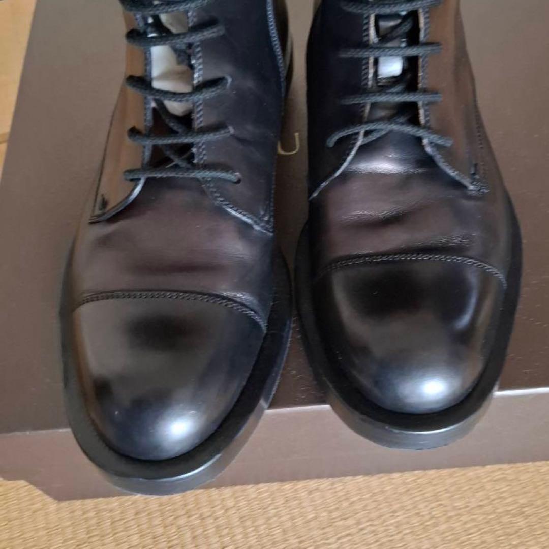 ち*い様 GUCCI ブラックブーツ 25センチ
