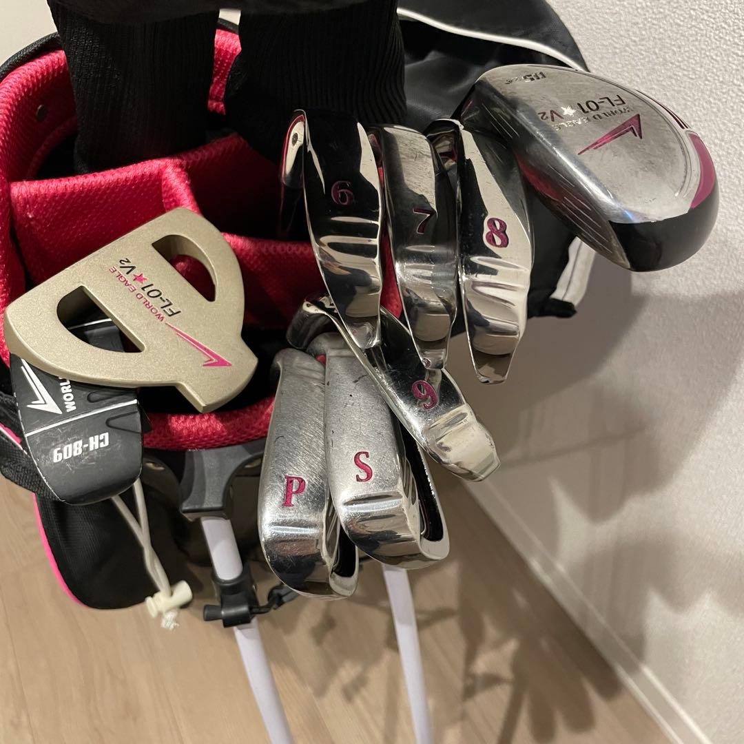 レディースクラブセット 11本 ワールドイーグル FL-01V2