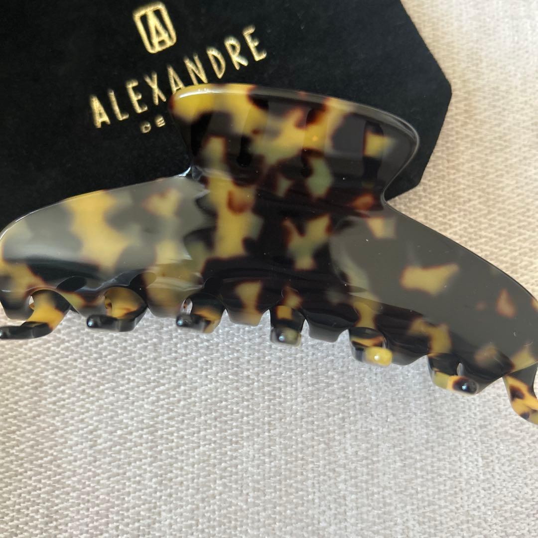 新品　L べっ甲 ALEXANDRE DE PARIS ヘアクリップ　アレク