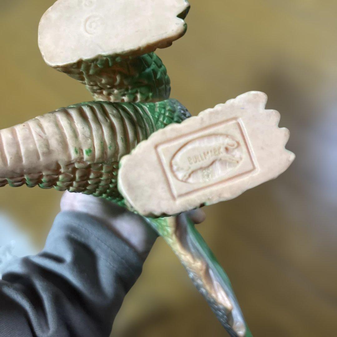 昭和レトロ 当時物 ブルマァク キングギドラ ソフビ