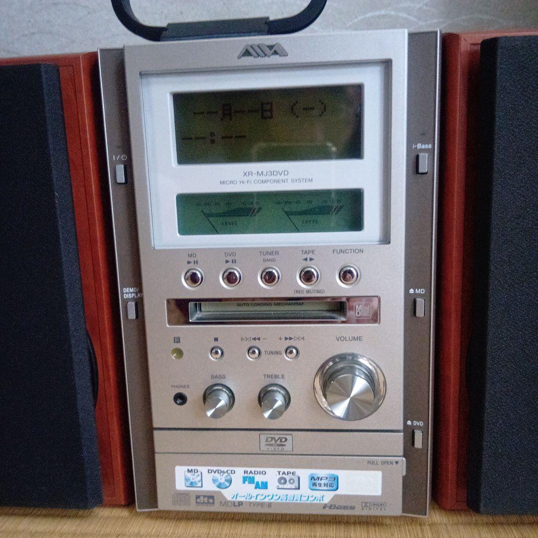 Aiwa XR-MJ3DVD コンポ【ジャンク品】