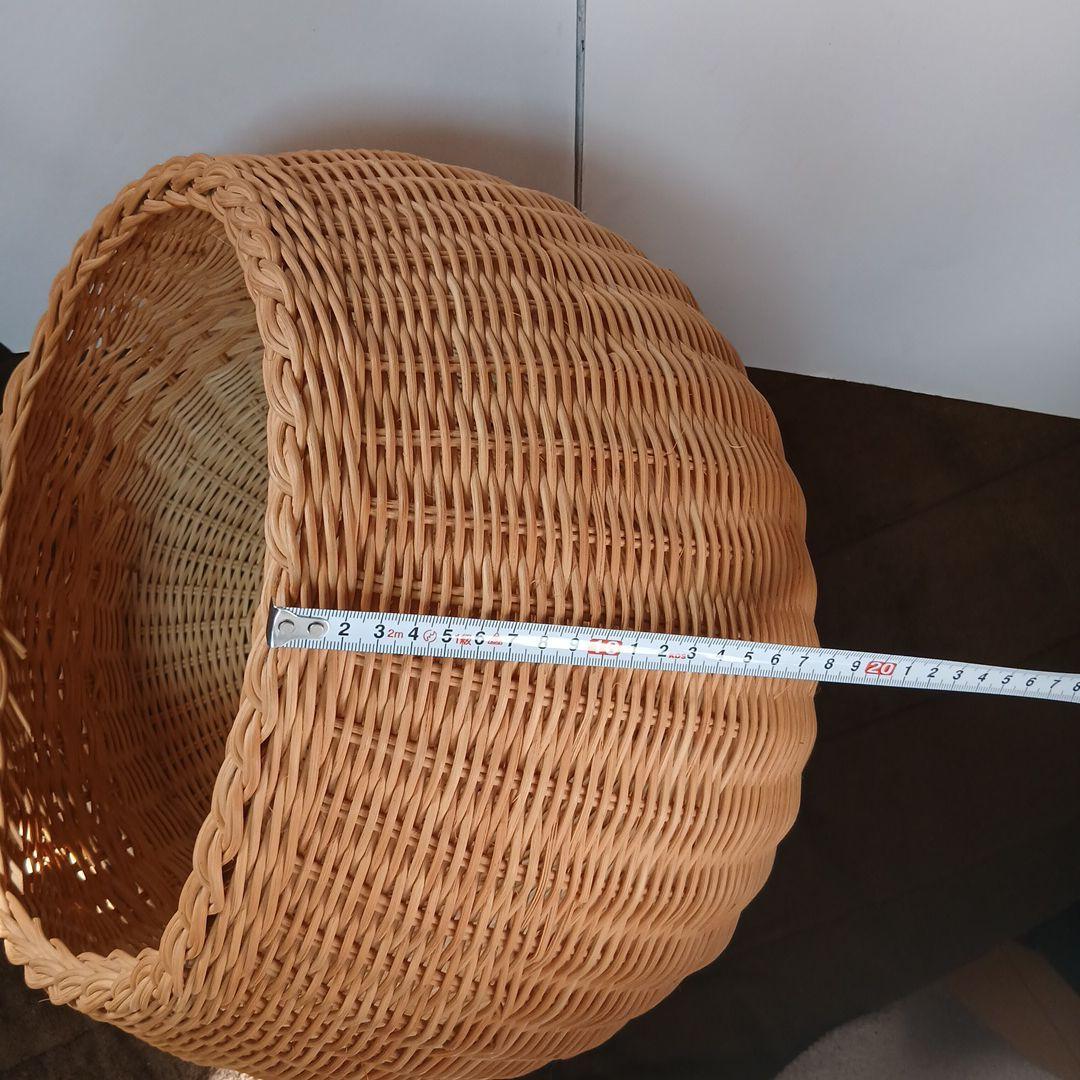 ねこちぐら。籐。手作り。昭和レトロ。