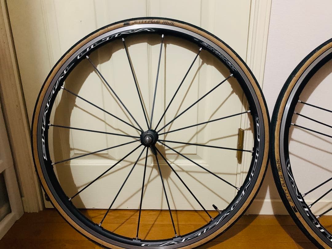 カンパニョーロ　シャマルウルトラ　前後ホイール タイヤ付き