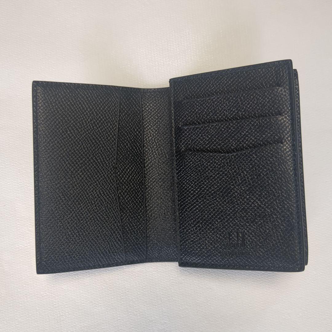 【アウル】ダンヒル 名刺入れ カードケース ブラック レザー