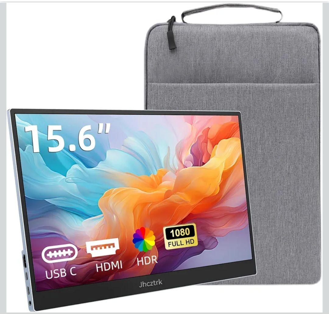 【送料無料】15.6インチ モバイルモニター スタンド付き