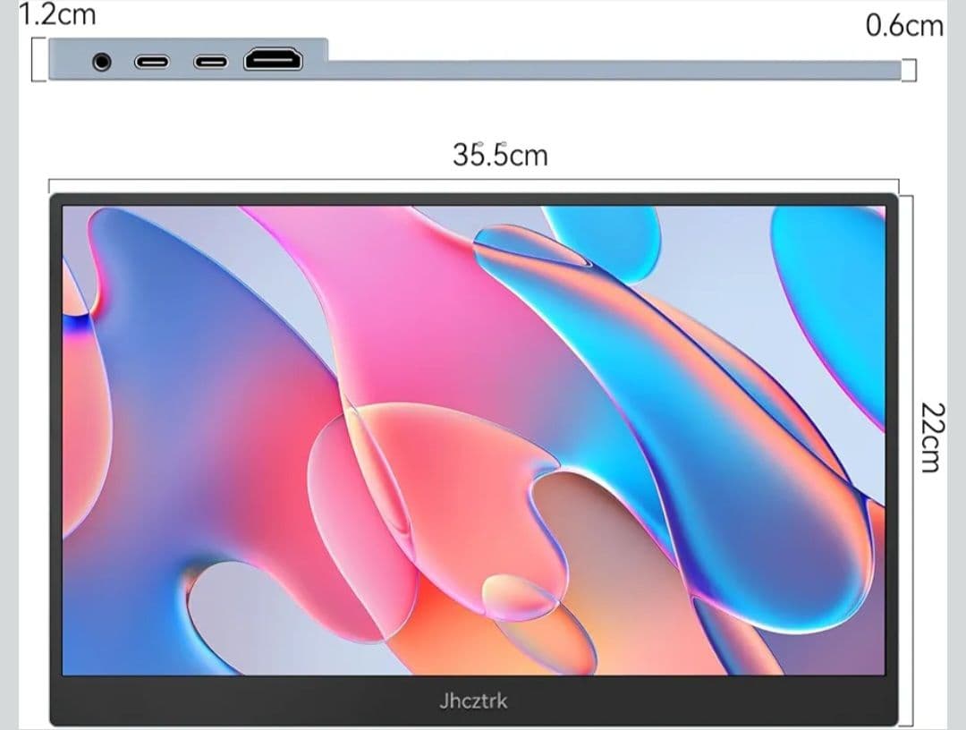 【送料無料】15.6インチ モバイルモニター スタンド付き