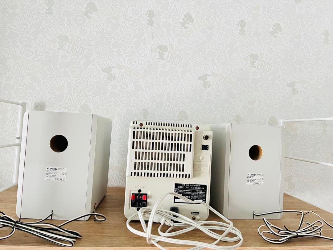 【美品】Victor UX-QM3 MD/CD/USB対応 ミニコンポ　ビクター