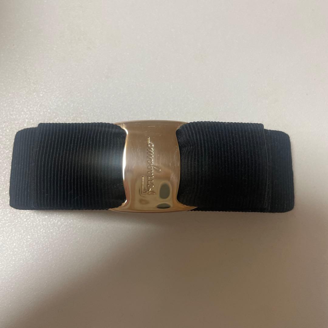 Salvatore Ferragamo リボンヘアアクセサリー　ブラック