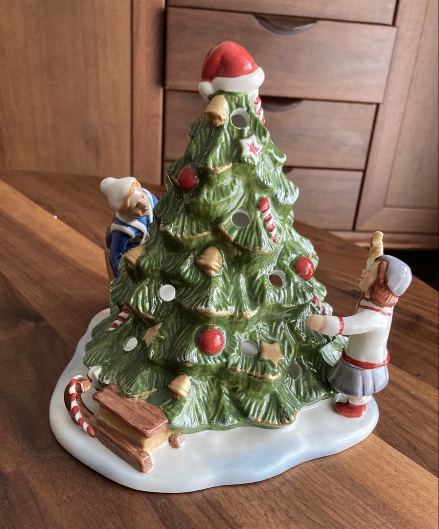 villeroy&boch ビレロイ　クリスマスツリー　キャンドルホルダー