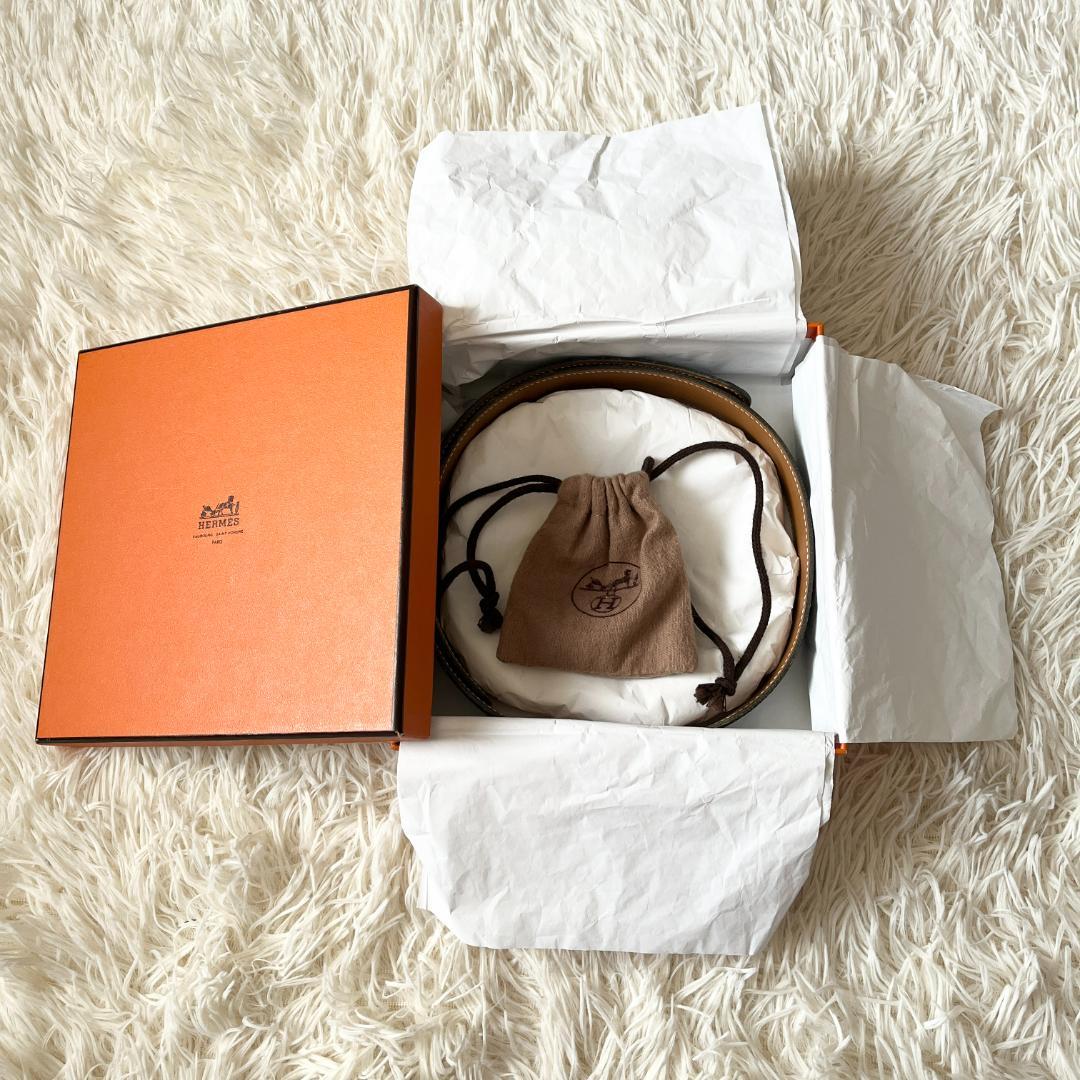 国内正規✨未使用級 エルメス コンスタンス 黒×ブラウン 金 リバーシブル 65