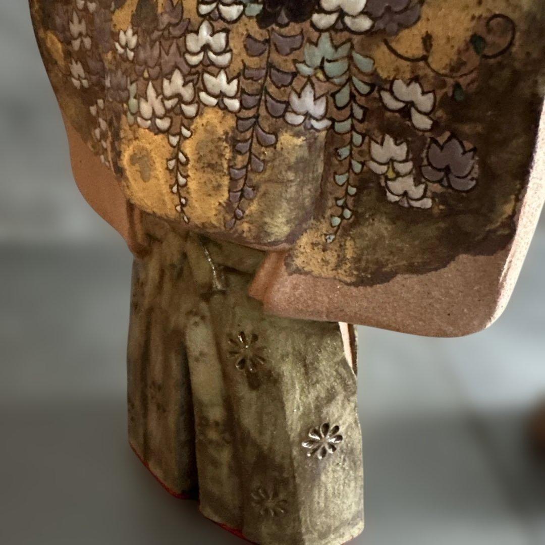 最終お値下げ❣️素晴らしい　立ち雛　圭子　陶器