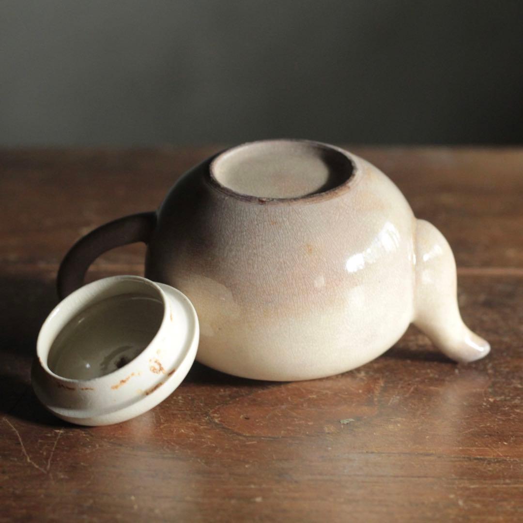 白薩摩 急須 後手 煎茶道具 古道具 アンティーク 古美術 酒注ぎ