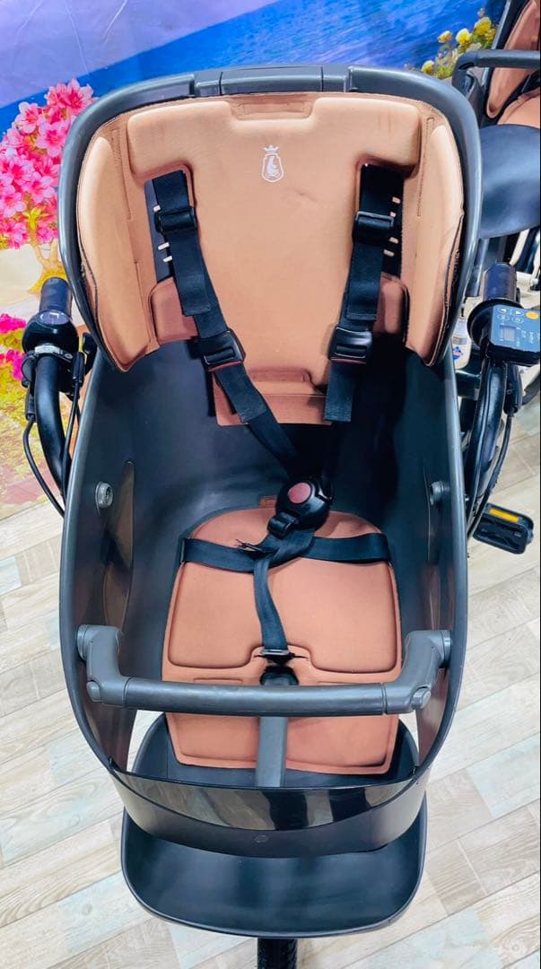 超人気！ビッケ⭐️13AHブリヂストン子供乗せ電動アシスト自転車 Y2263