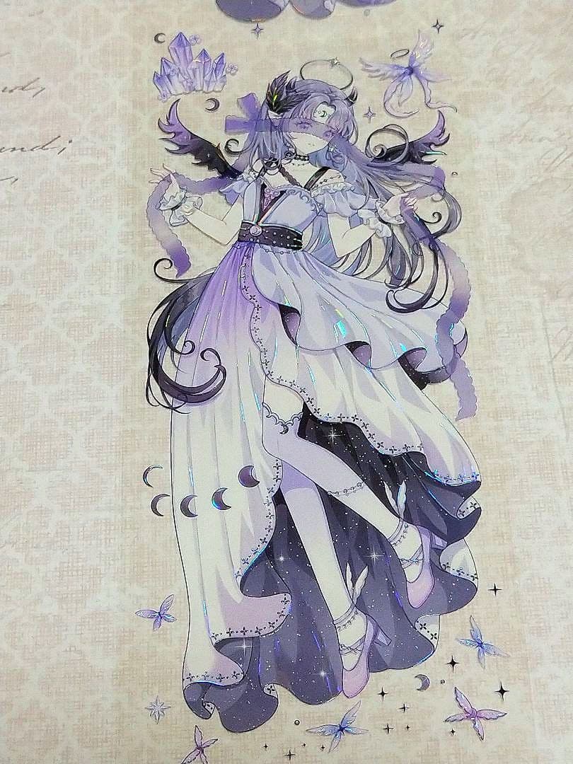 J1114＃星域魔女(贝壳光)studiovi切り売り海外人物マステ女の子