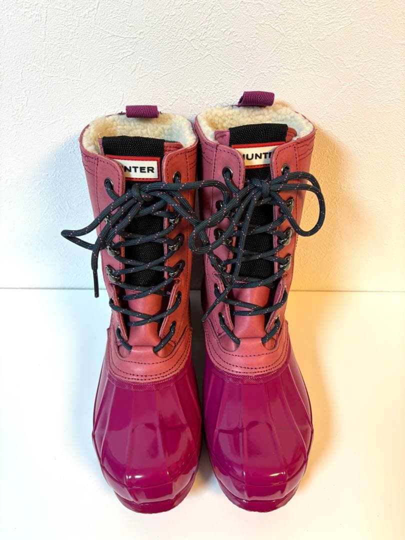 極美品　ハンター レインシューズ スノーブーツ 24センチ シューズブーツ