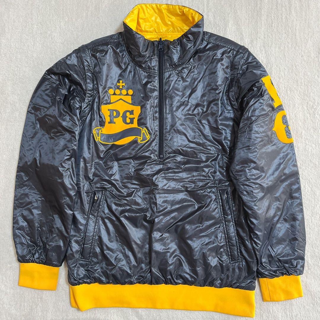 極美品　パーリーゲイツ　リバーシブル　中綿　スニード　ブルゾン　ネイビー