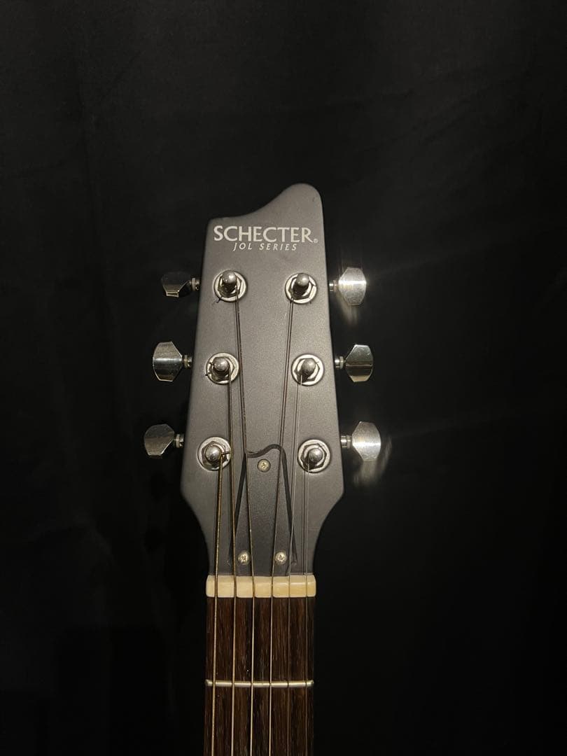 SCHECTER OL-FL ダークブラウン　プリアンプ付き