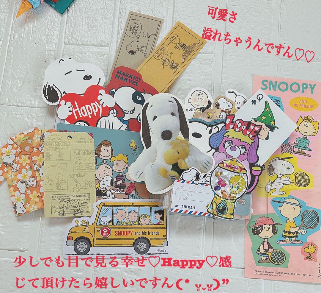 スヌーピーおすそ分けファイル♡アメキャラ増量レア限定1セット♡