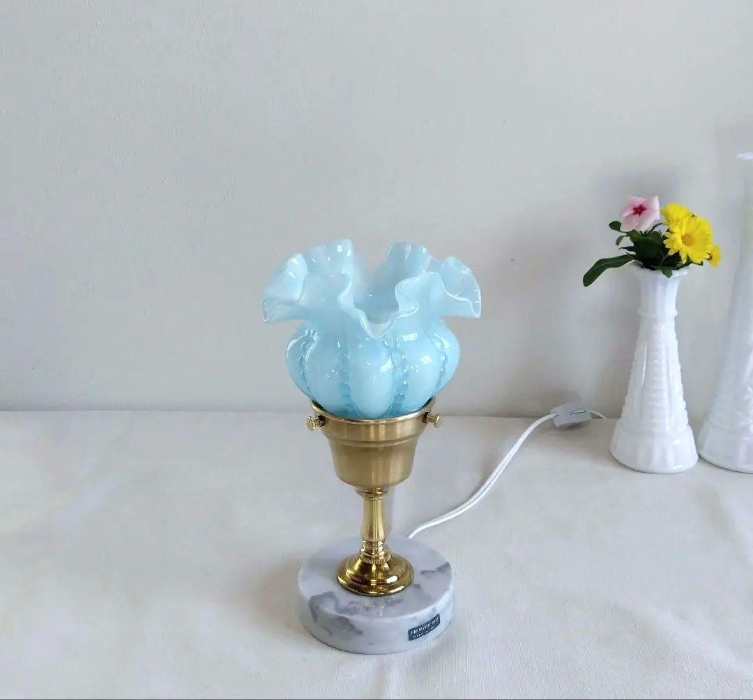 ☆美 フェントン ベイビーブルー オーバーレイシェードランプ