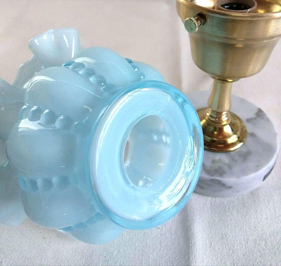 ☆美 フェントン ベイビーブルー オーバーレイシェードランプ