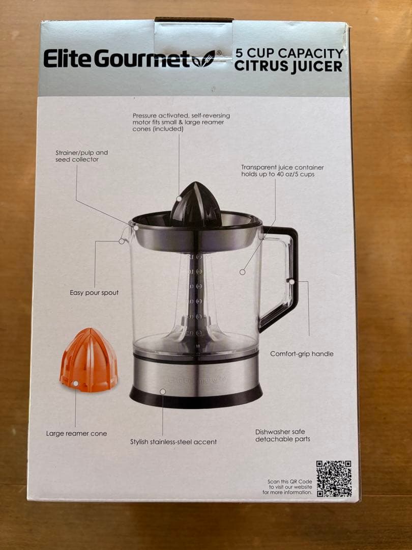 Elite Gourmet エリートグルメ ジューサー• スクイーザー
