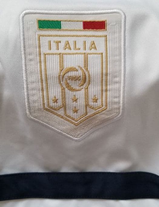 サッカーイタリア代表ウォームアップジャージ、選手仕様、上下