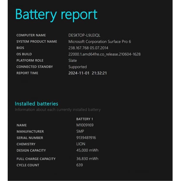 ペン付き バッテリ◎ Surface Pro6 i5-8 SSD128GB 8G