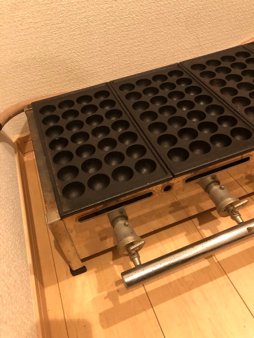 本日限定お値引‼️業務用たこ焼き器 天然ガス(都市ガス)112個