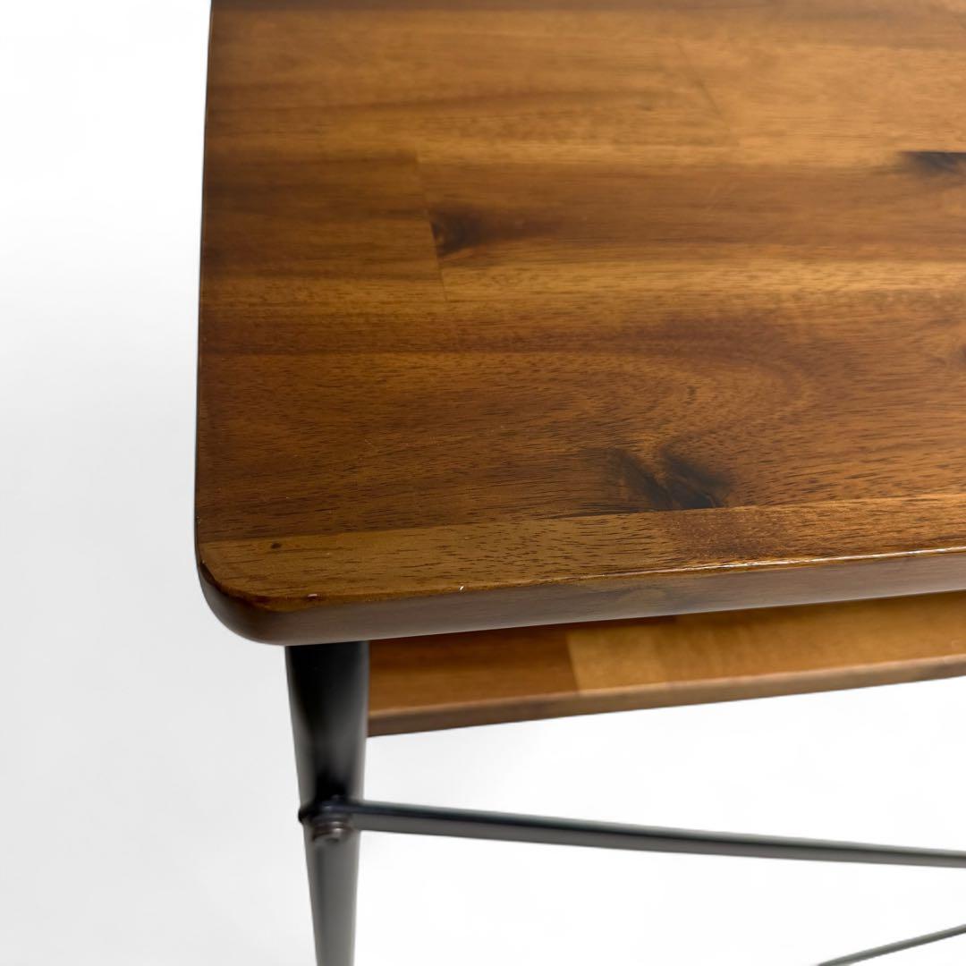 【廃盤】ウニコ　SWELLA カウンターテーブル　アカシア材 アイアン　W110