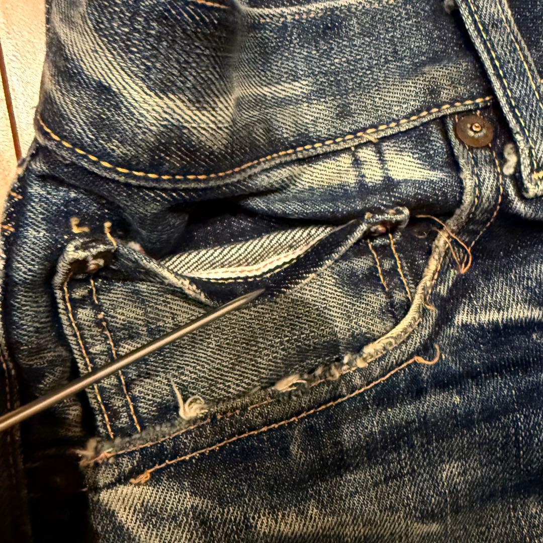 雰囲気最高！LEVI‘S 501XX 1955 W34【鬼ヒゲ！ハチノス】