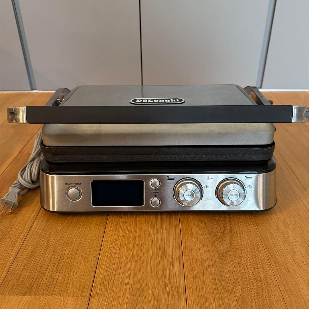 デロンギ マルチグリル BBQ コンタクトグリルプレート 上下温度調整可能