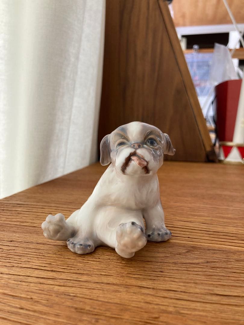 ダールイェンセン　DJ ロイヤルコペンハーゲン　犬　フィギュリン　ペキニーズ