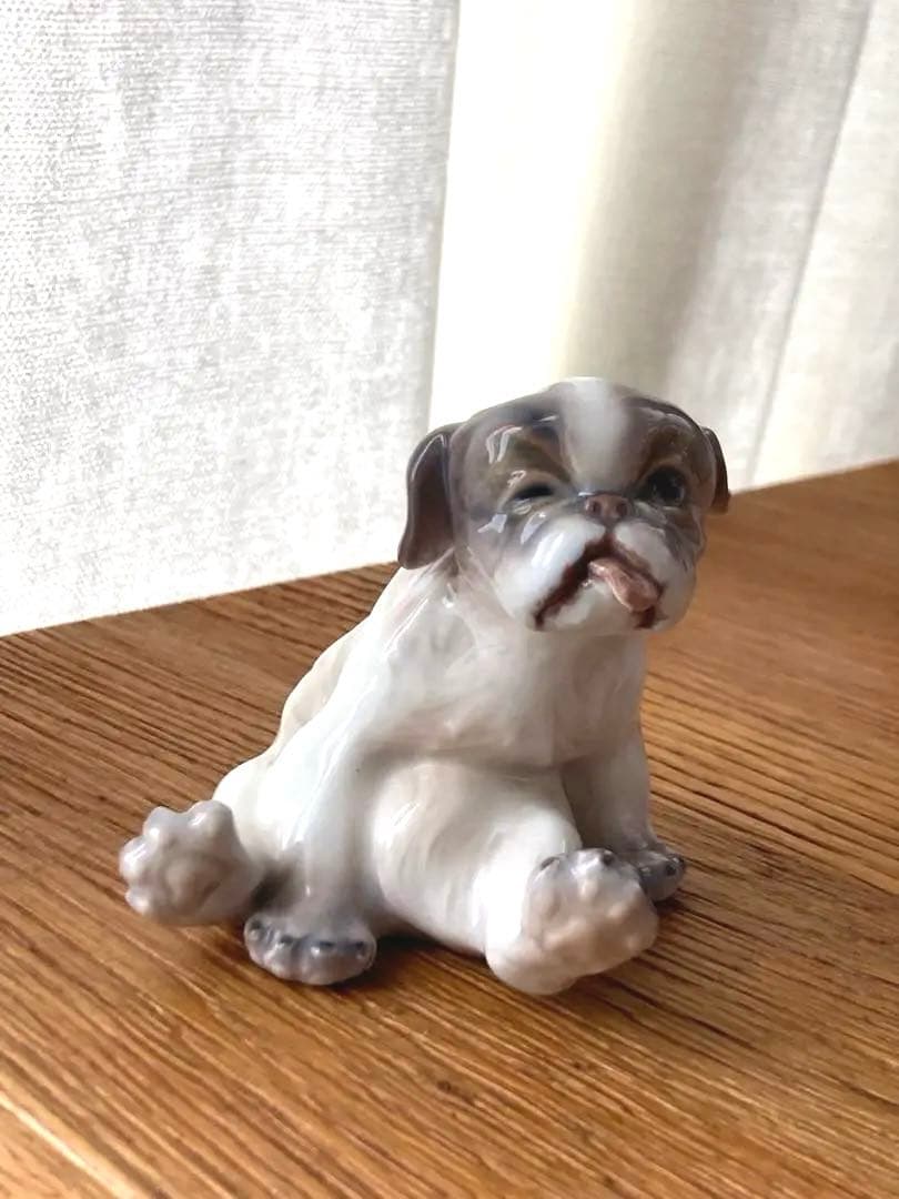 ダールイェンセン　DJ ロイヤルコペンハーゲン　犬　フィギュリン　ペキニーズ