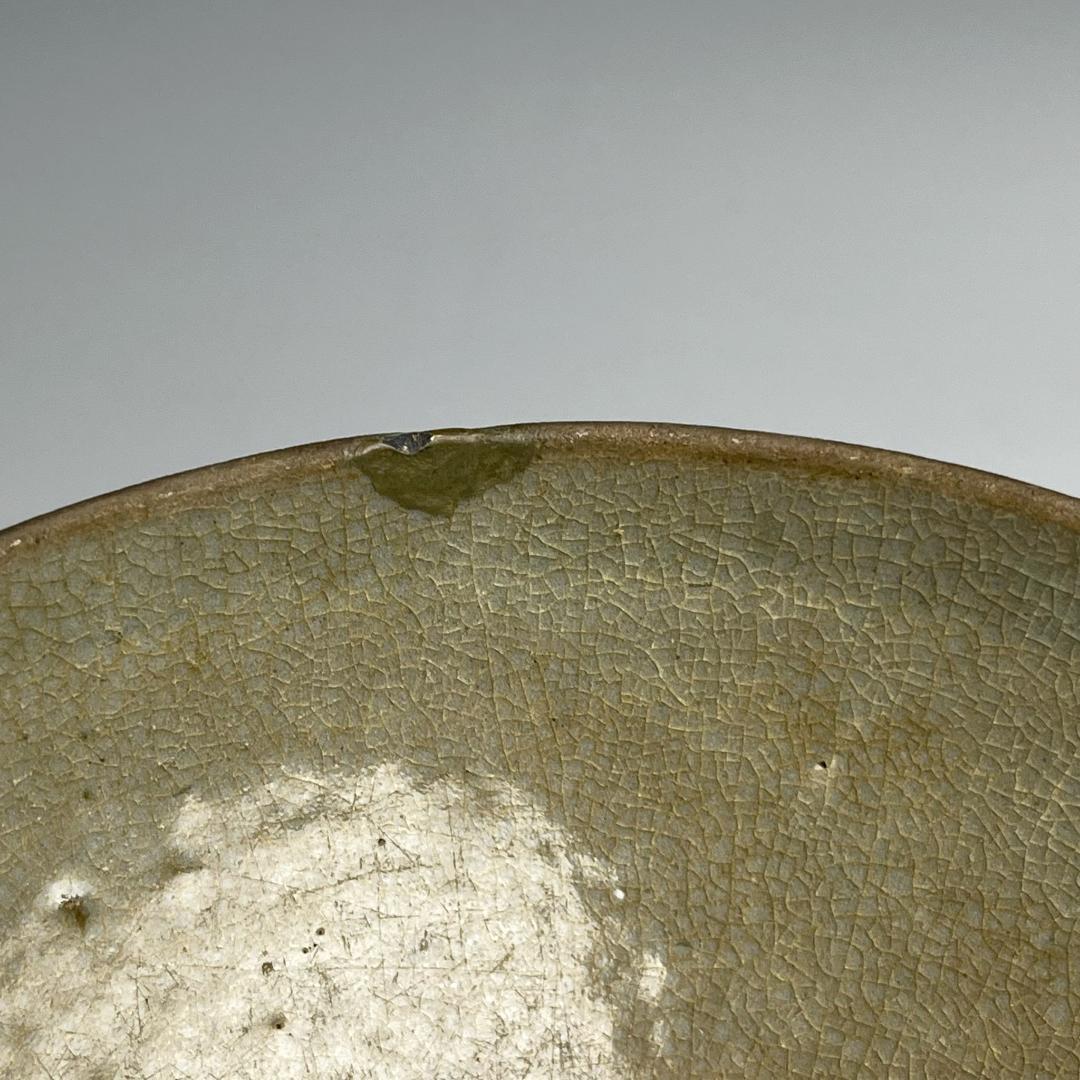 高麗青磁茶碗 李朝・高麗 朝鮮古陶磁 中国古玩 朝鮮美術 骨董品時代 A456