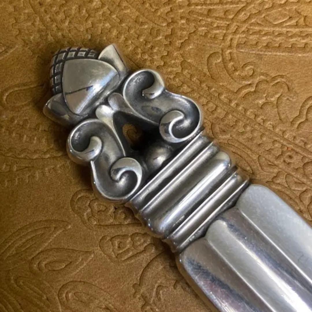 【ジョージジェンセン】純銀/約64g チーズナイフ 17cm【エコーン】